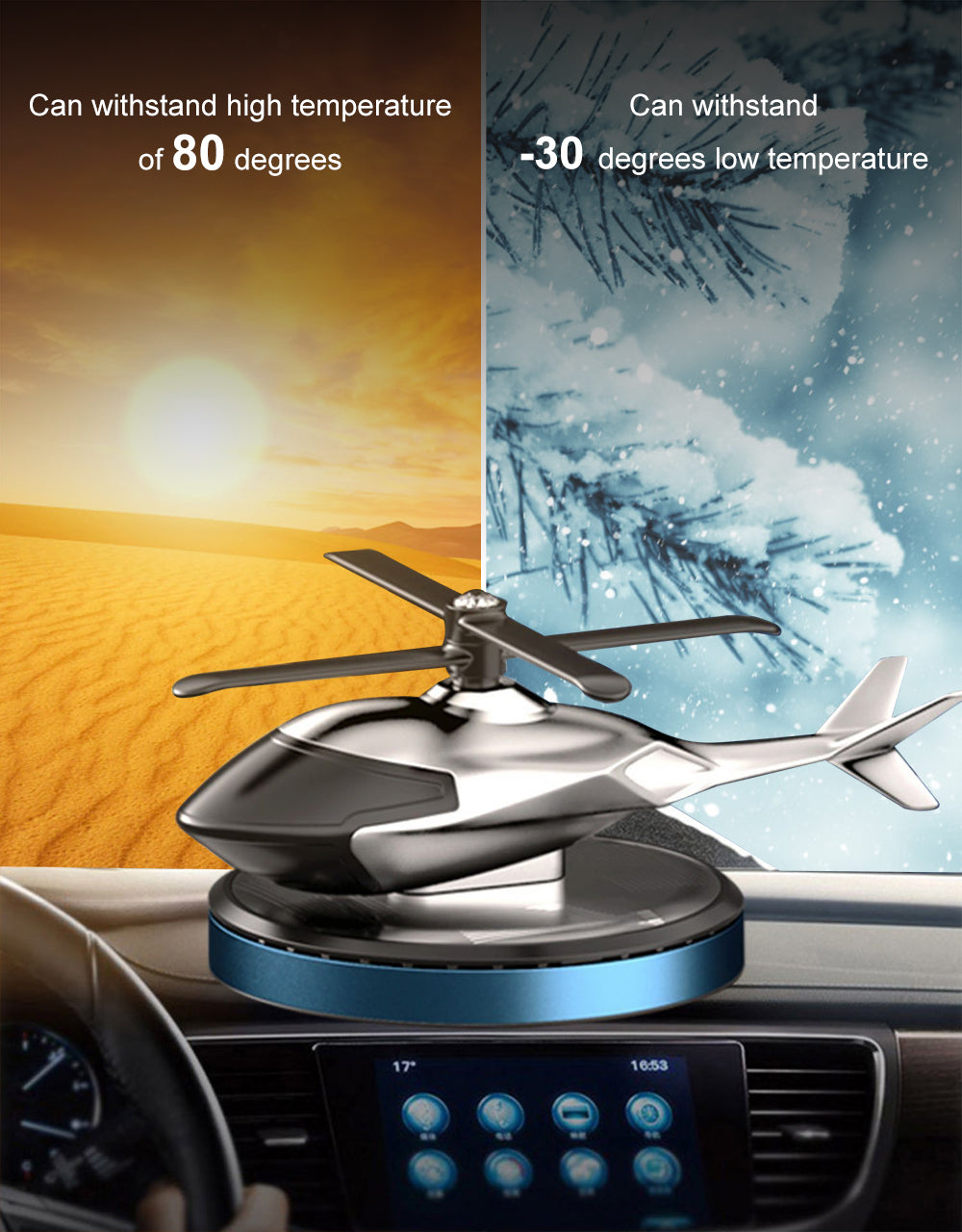 Solar Helicopter Freshener
