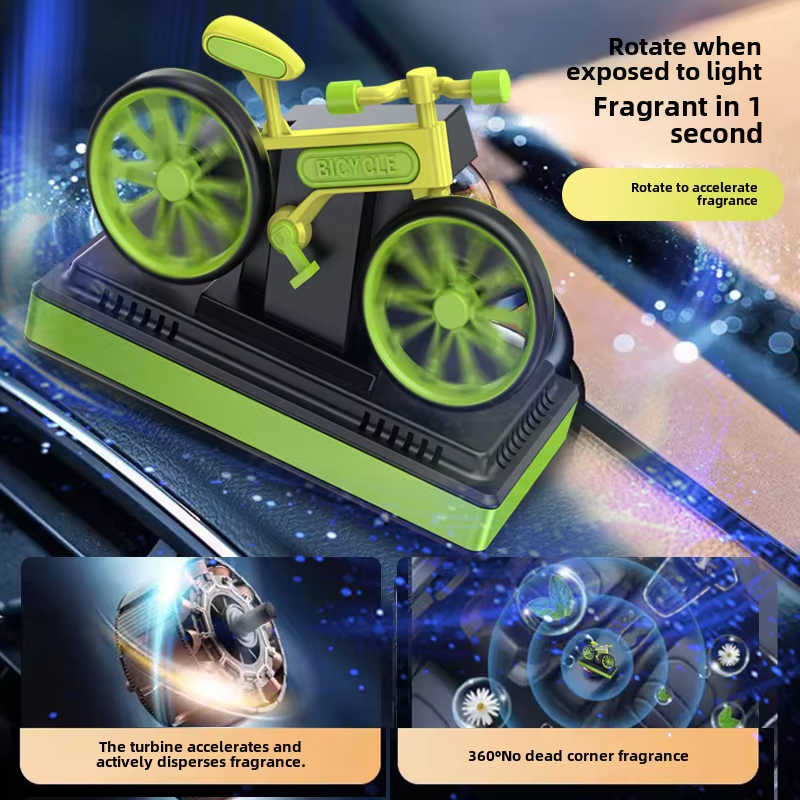 Solar Rotating Bicycle